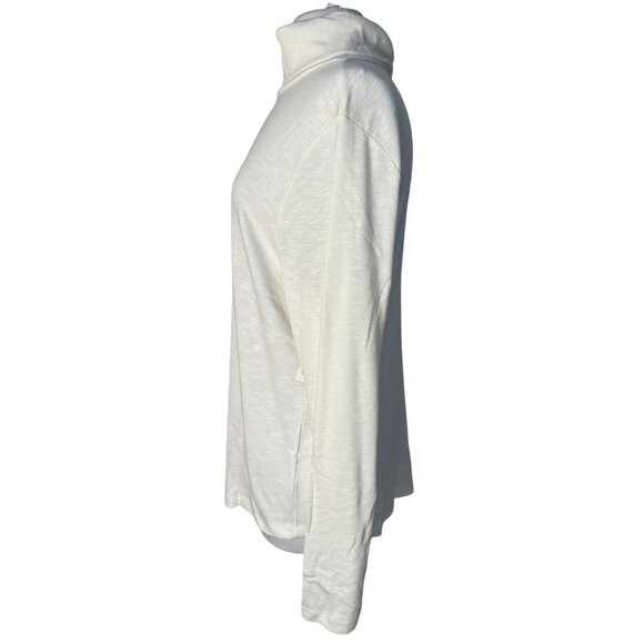 GAP Womens Essential Rib Off White Turtleneck Pullover Long Sleeve Top XXL - Picture 4 of 8